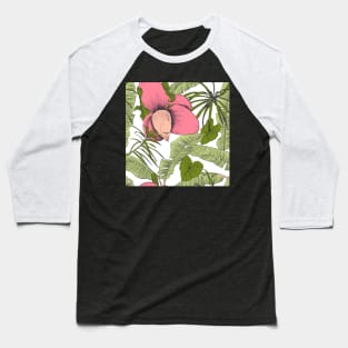 Seamless tropical pattern with banana palms Baseball T-Shirt